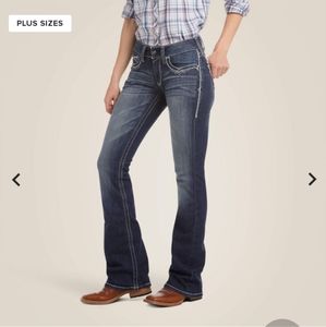 Ariat Women's Boot Cut Jeans - Dark Blue